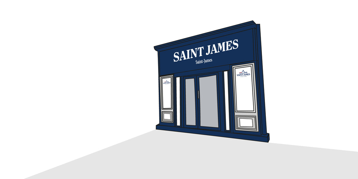 Boutique SAINT JAMES sur le site des Ateliers à Saint-James – Saint James