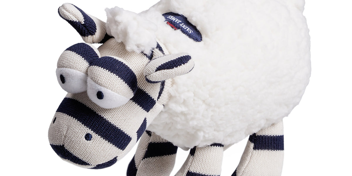 Doudou Mouton en coton rayé SAINT JAMES site officiel