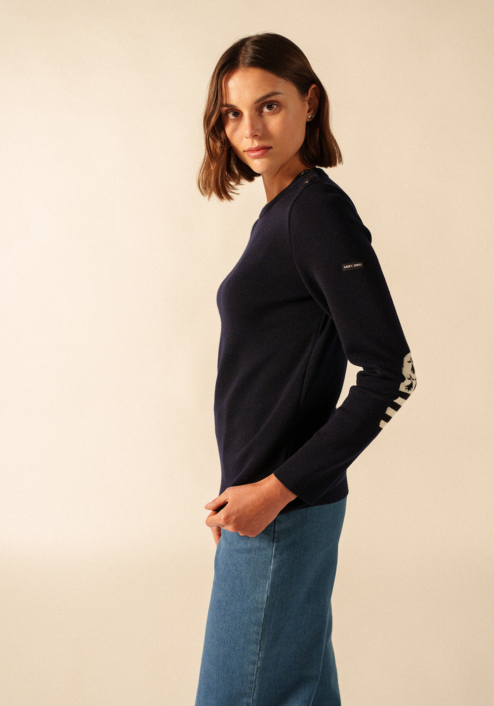 Pull Brégançon Bretagne (NAVY/MULTICO)