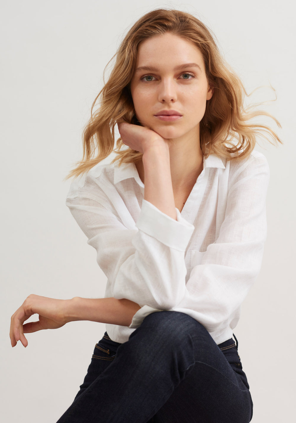 Chemise Charlène (BLANC)