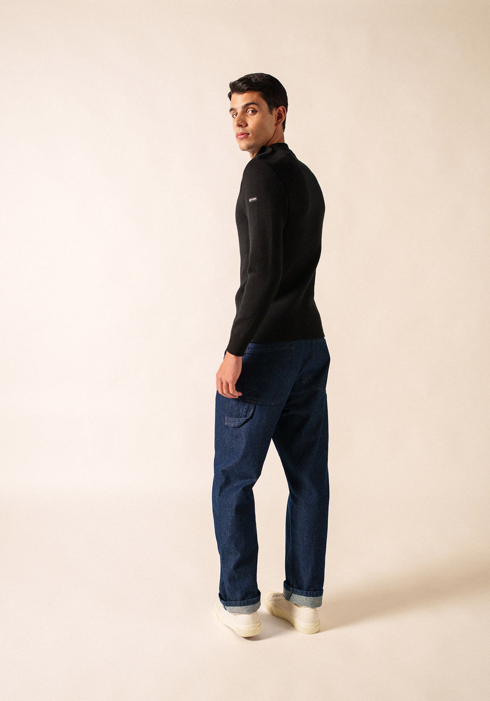 Pull marin Matelot (NOIR)