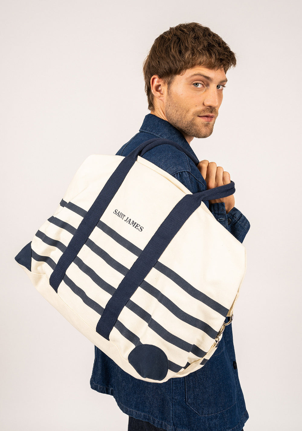 Sac Week-end (ECRU/MARINE)