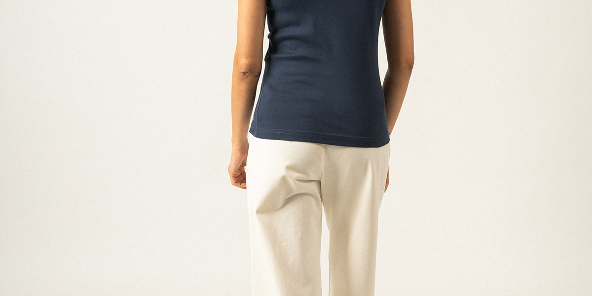 Débardeur Bastia en coton (MARINE)