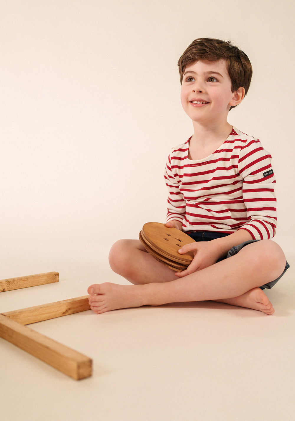 Marinière Minquiers enfant (ECRU/PERSAN)