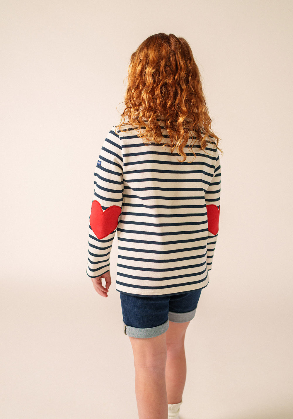 Marinière Vaujany enfant (ECRU/MARINE)