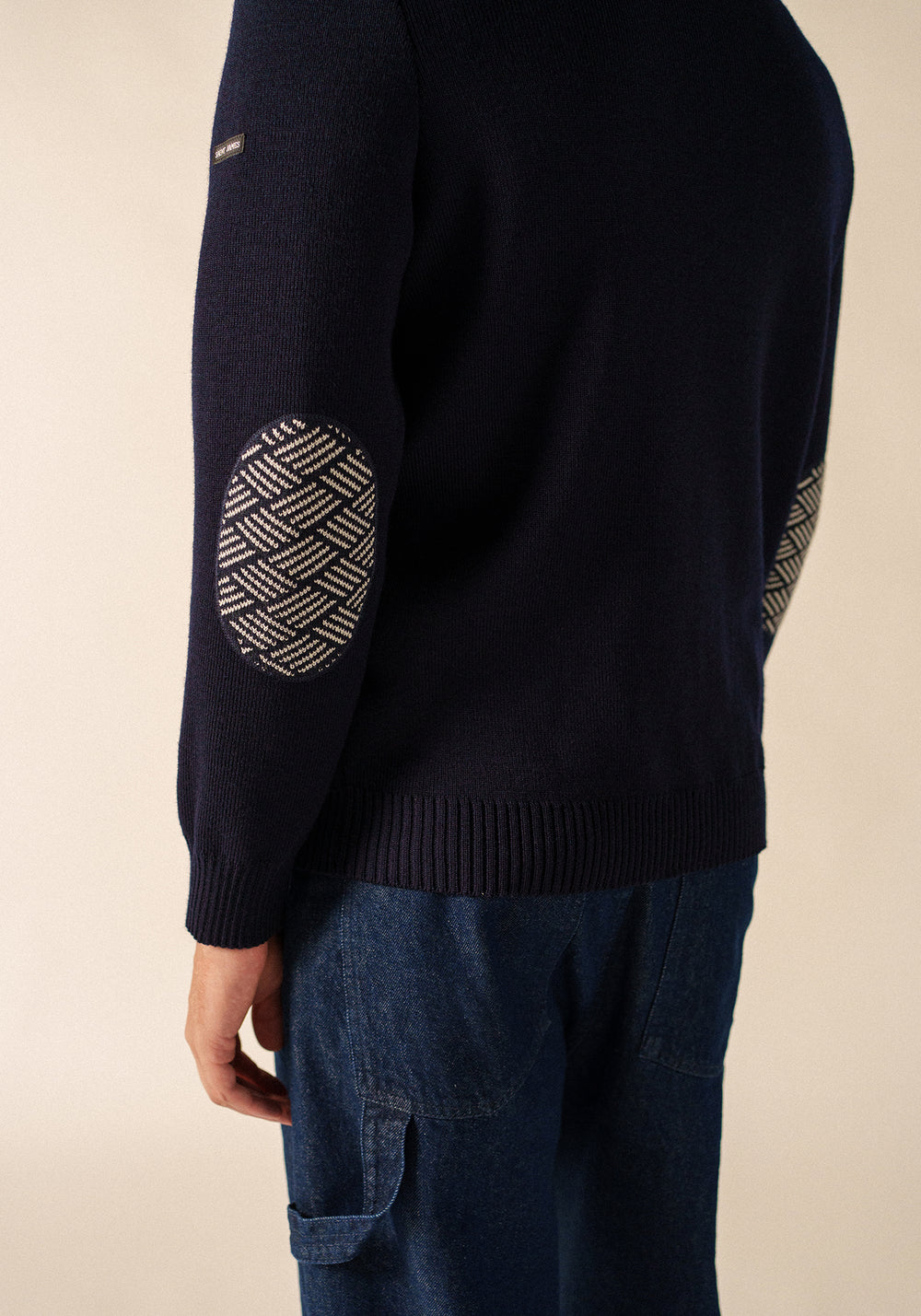 Pull marin Cancale Equipage (MARINE/ECRU)