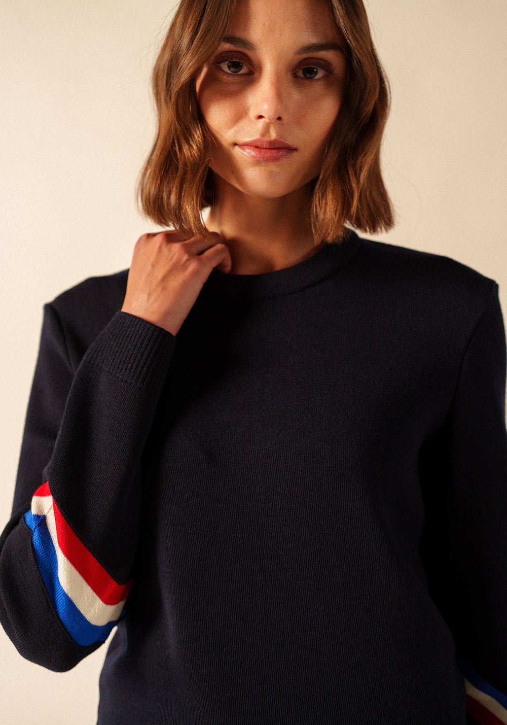 Pull Mondiovision x l'Elysée (NAVY/MULTICO)