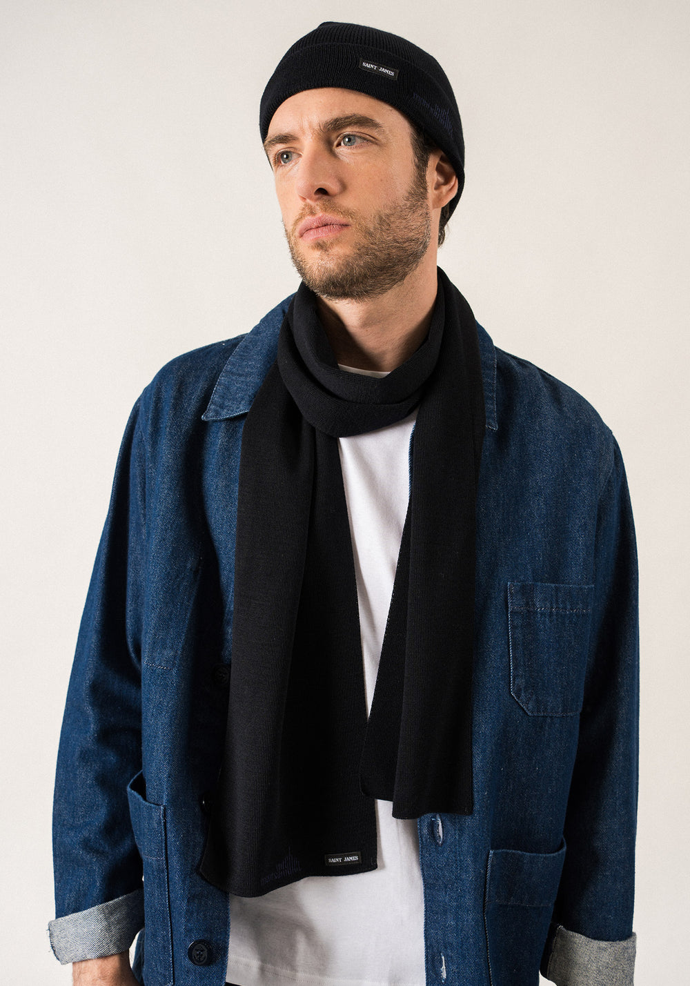 Echarpe x le Mont Saint-Michel (NAVY)