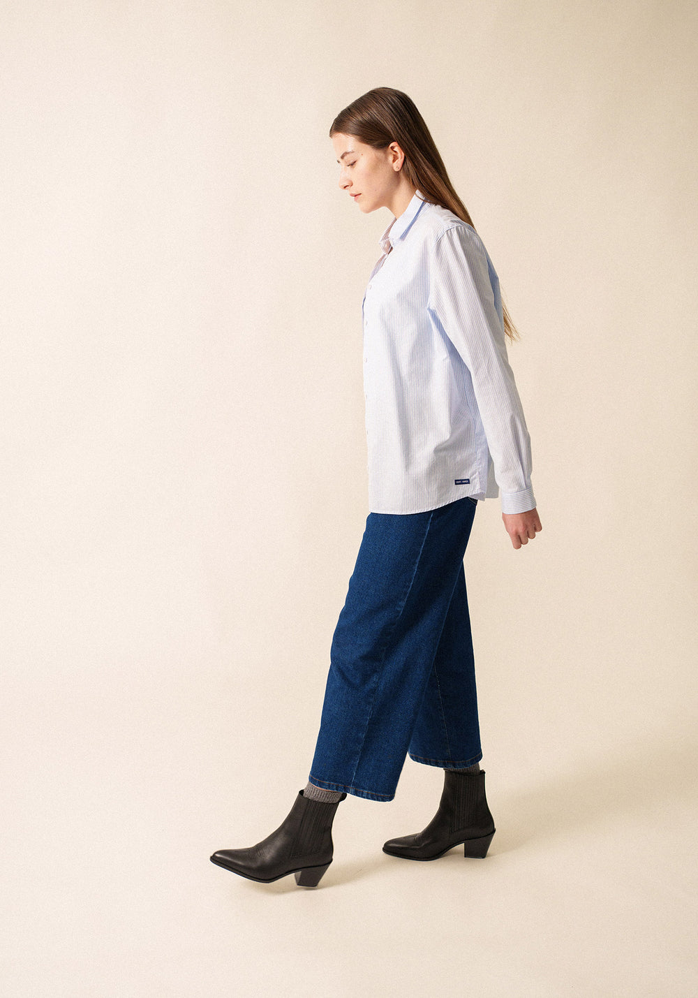 Chemise Léna (BLANC/CIEL)