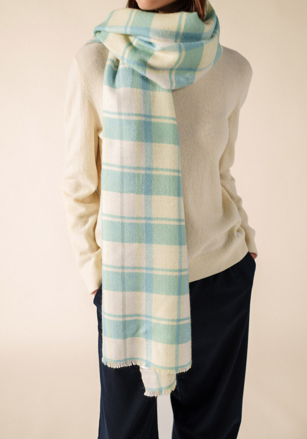 Foulard à carreaux (DOUX RELIEF)