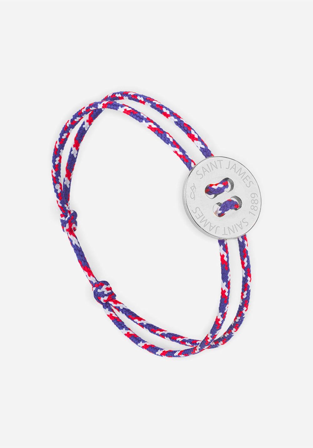 Bracelet Bouton x Le Vent à la Française (ARGENT/TRICOLORE)