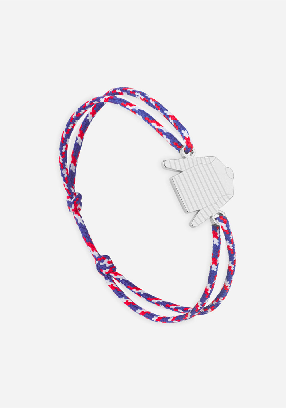 Bracelet Marinière x Le Vent à la Française (ARGENT/TRICOLORE)