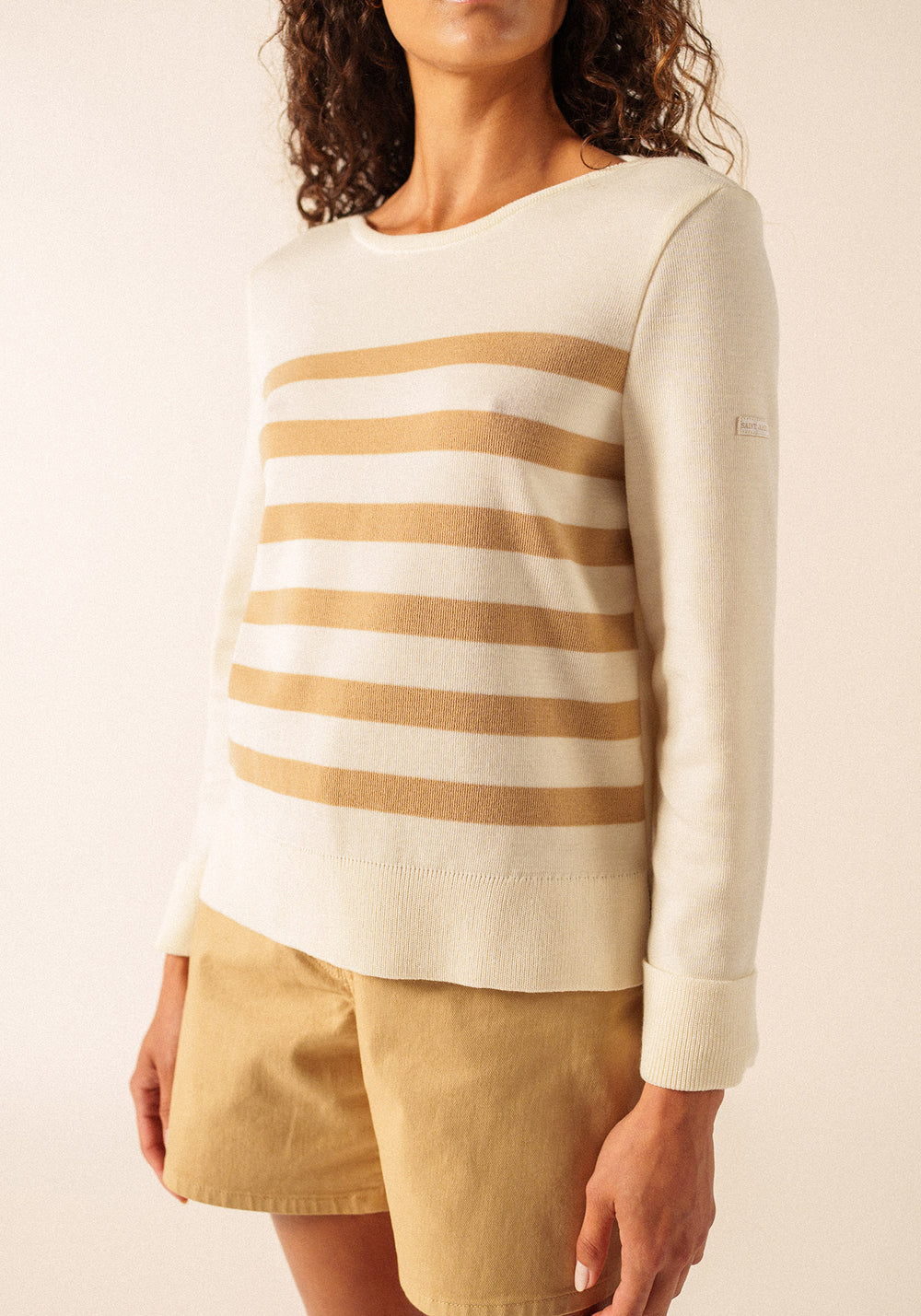 Pull Marseillan (BLANC/TOILE)