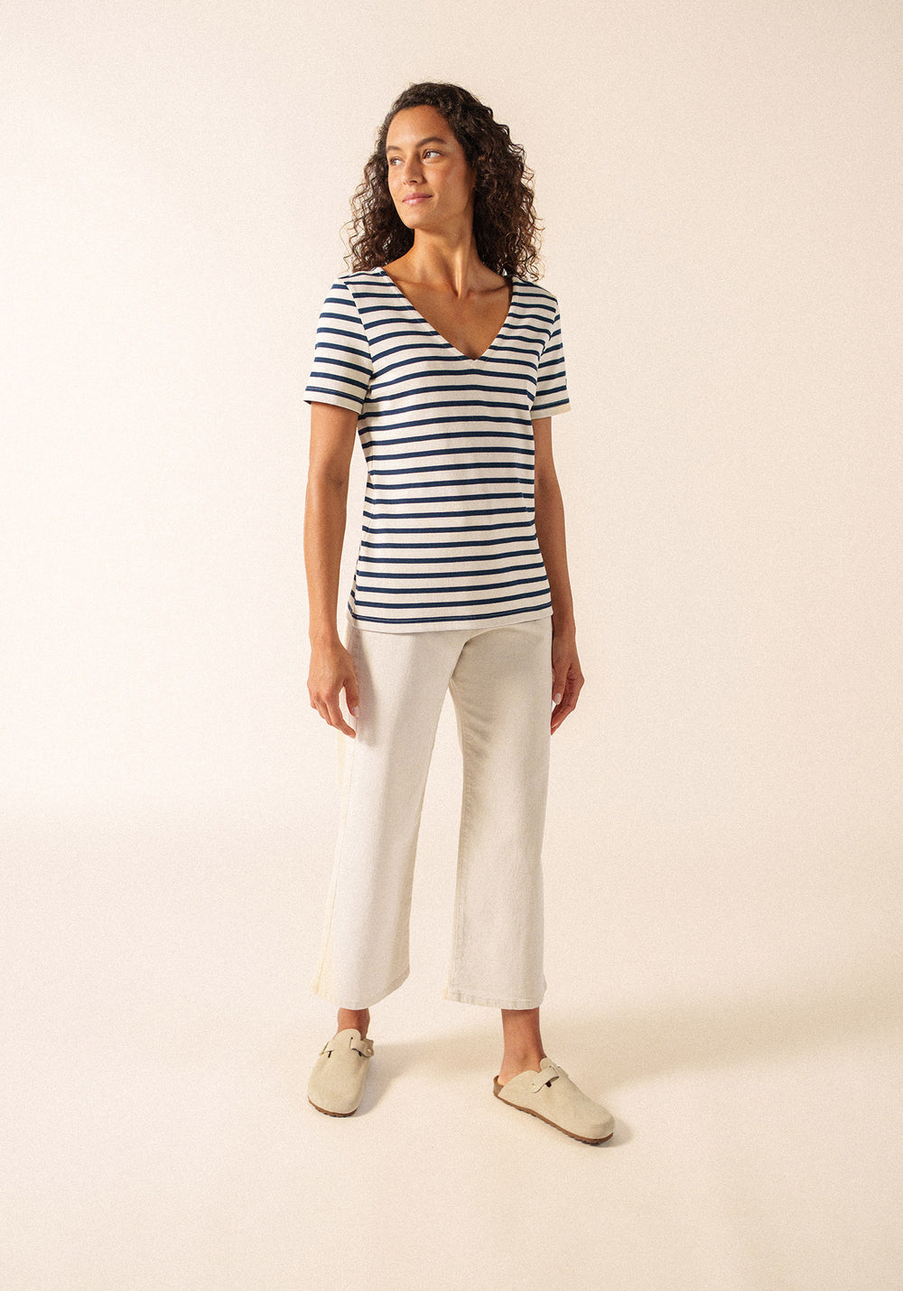 T-shirt Agon (ECRU/MARINE)