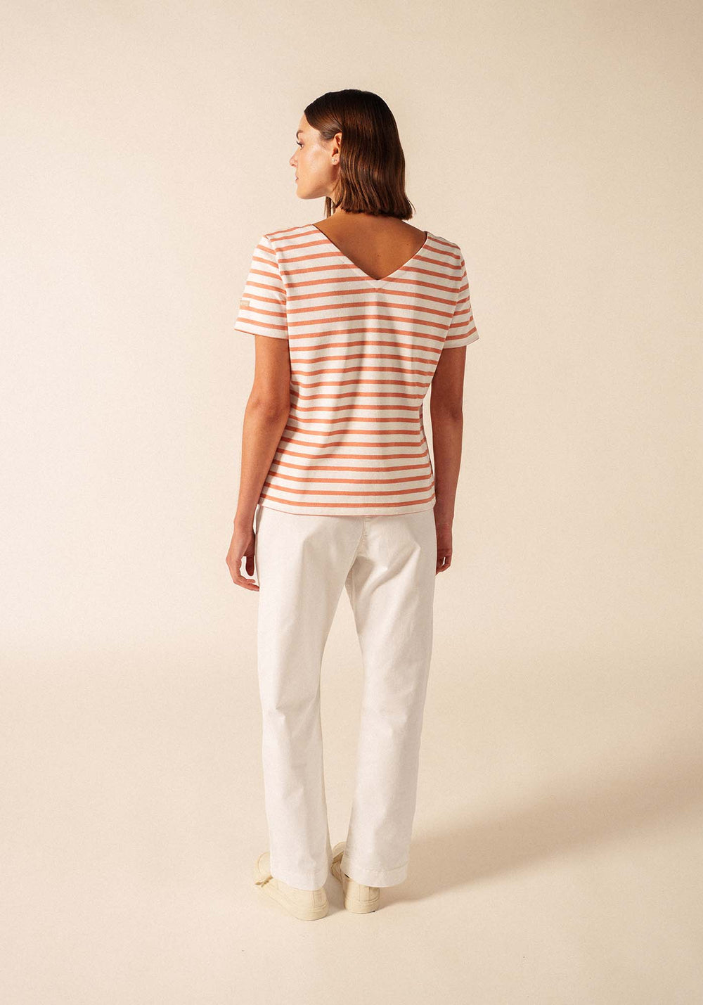 T-shirt Agon (NEIGE/ARGILE)