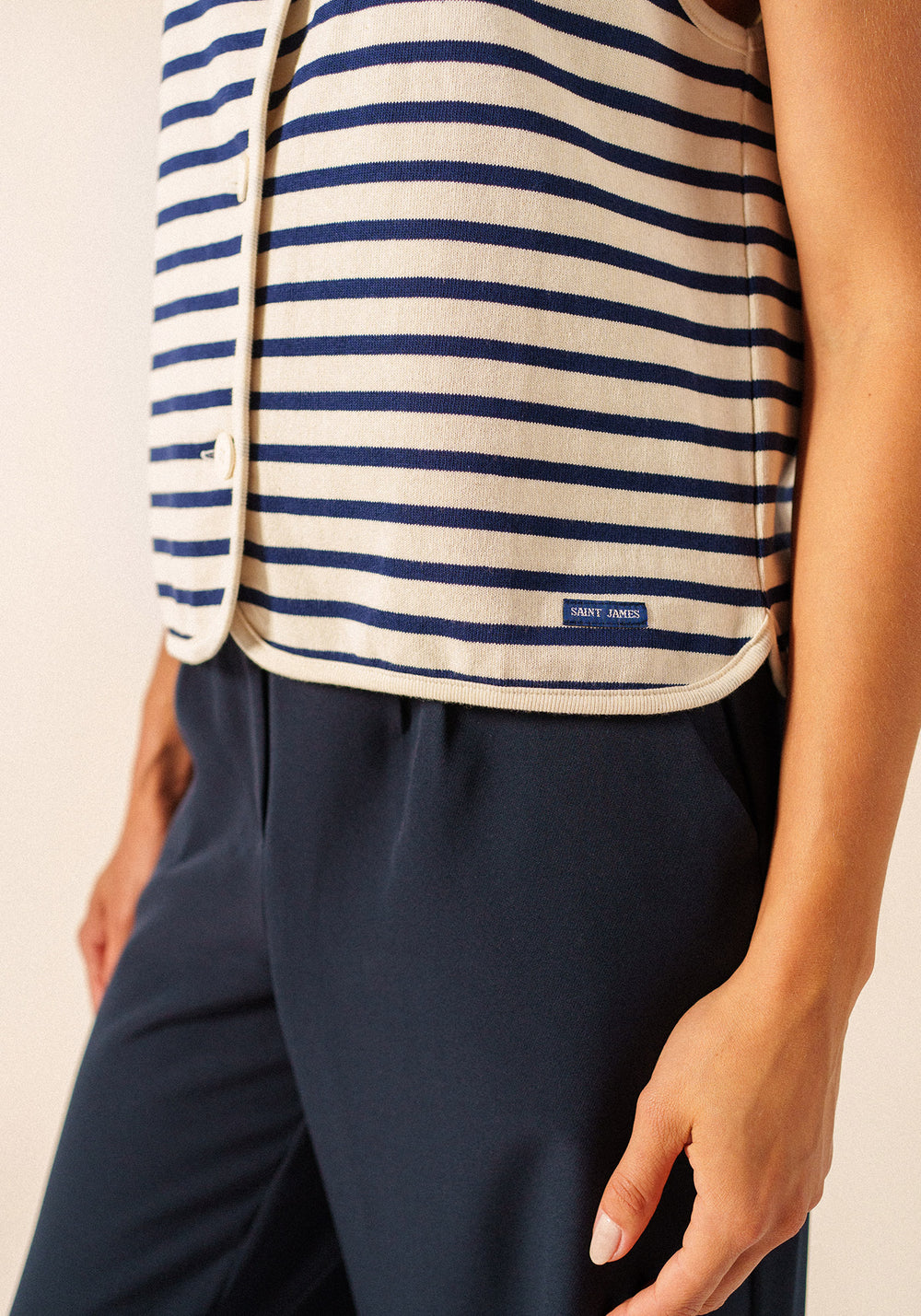 Gilet Gouville (ECRU/MARINE)