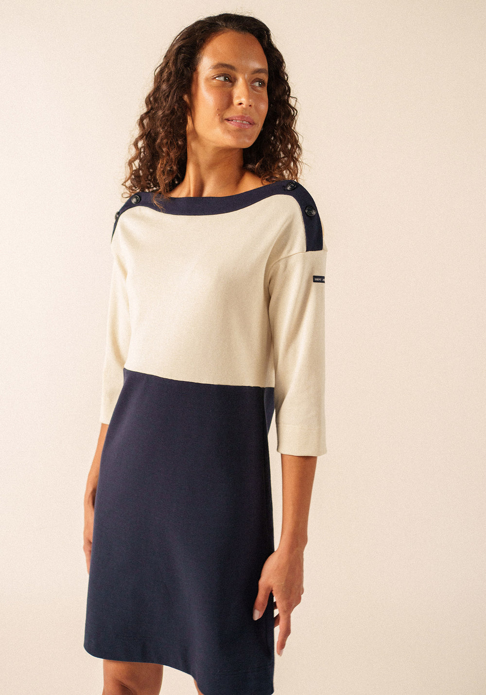 Robe Dali x Isabelle Ballu (NAVY/ECRU)