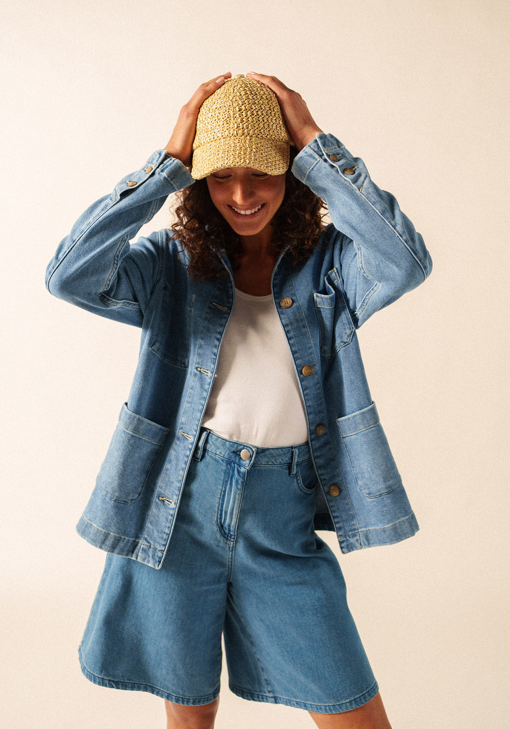 Casquette en raphia (NATUREL)