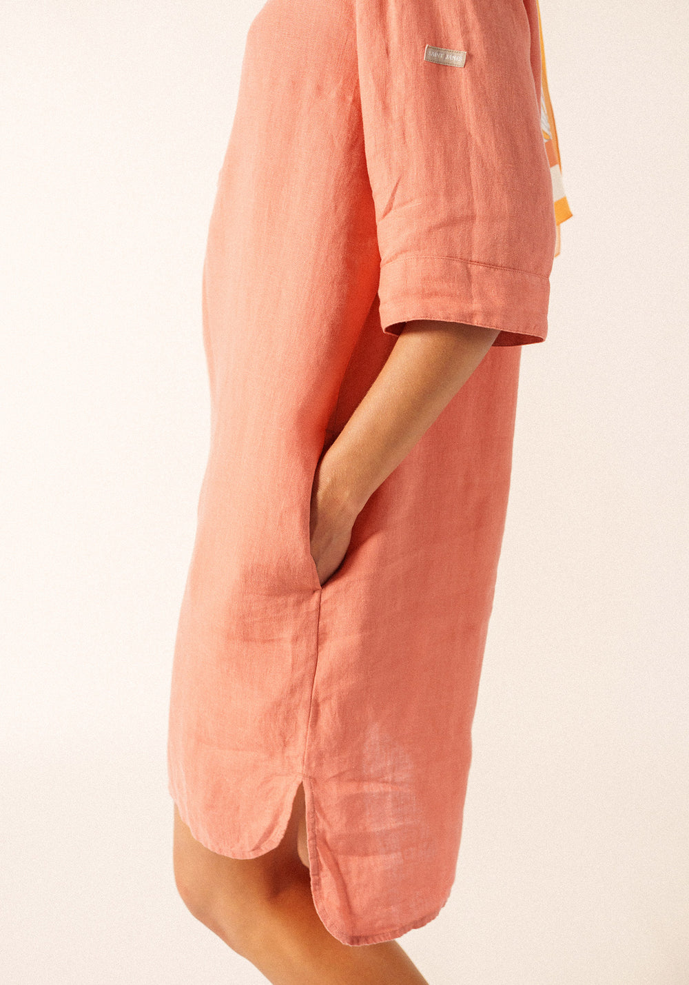 Robe Léonie lin (ARGILE)