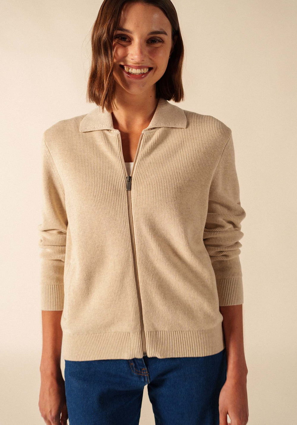 Gilet Lagos (BEIGE CHINE)