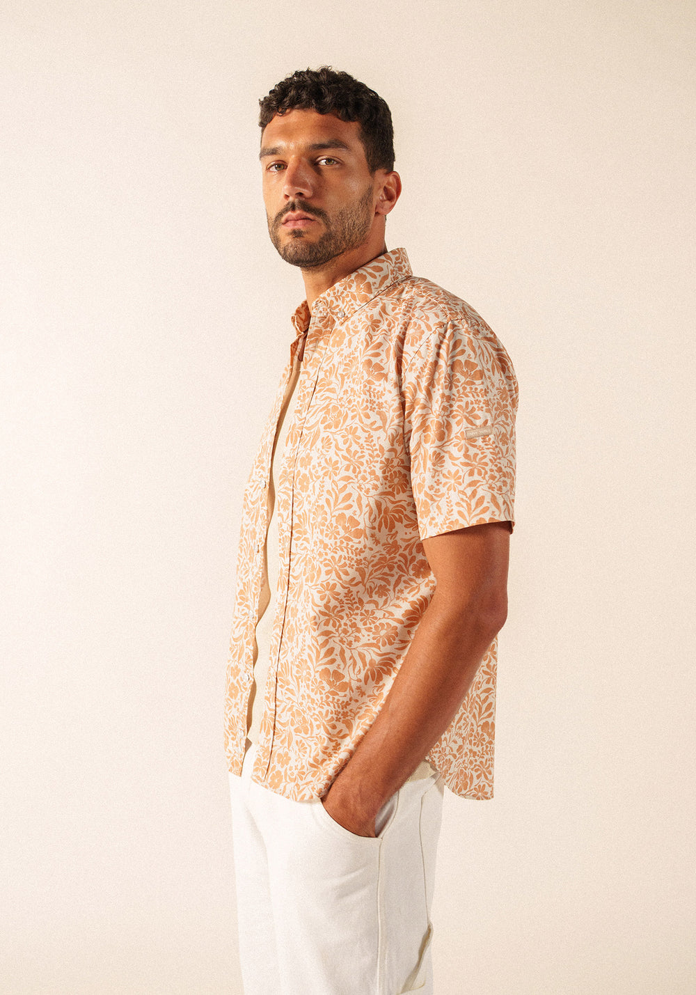 Chemise Lenny (BLANC/ARGILE)