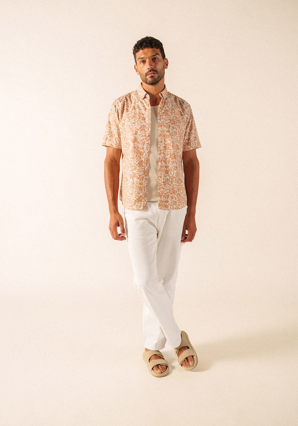 Chemise Lenny (BLANC/ARGILE)