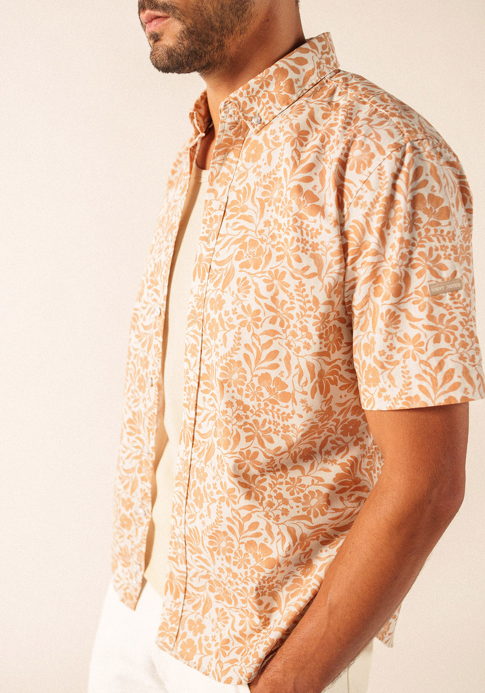 Chemise Lenny (BLANC/ARGILE)