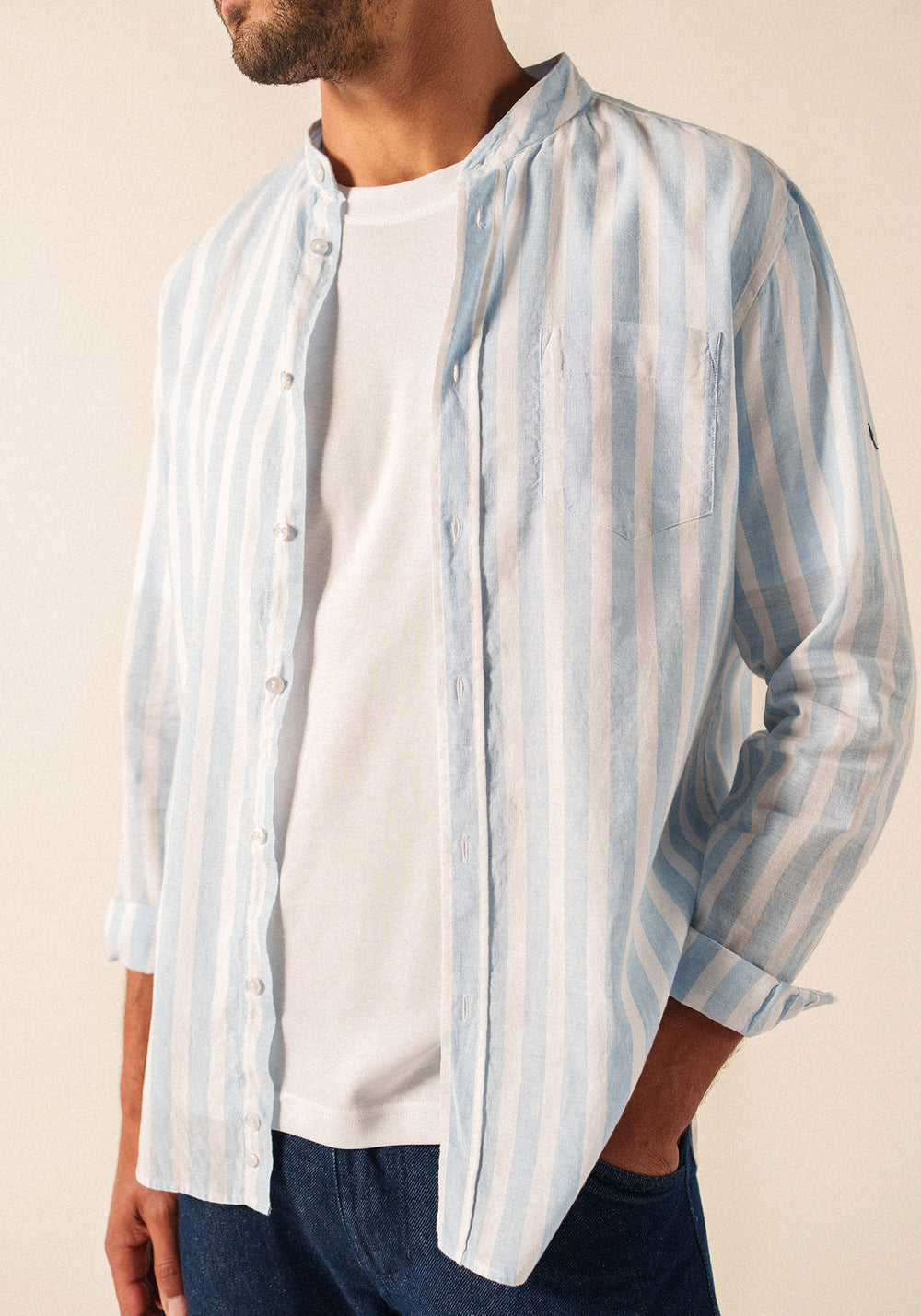 Chemise Liam (BLANC/BLEU)