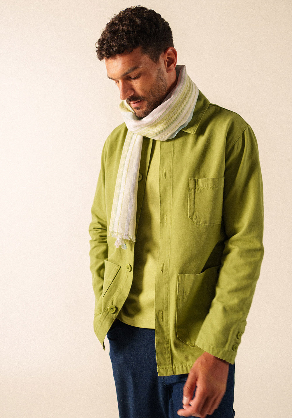 Foulard rayé multicolore (ACCALMIE)