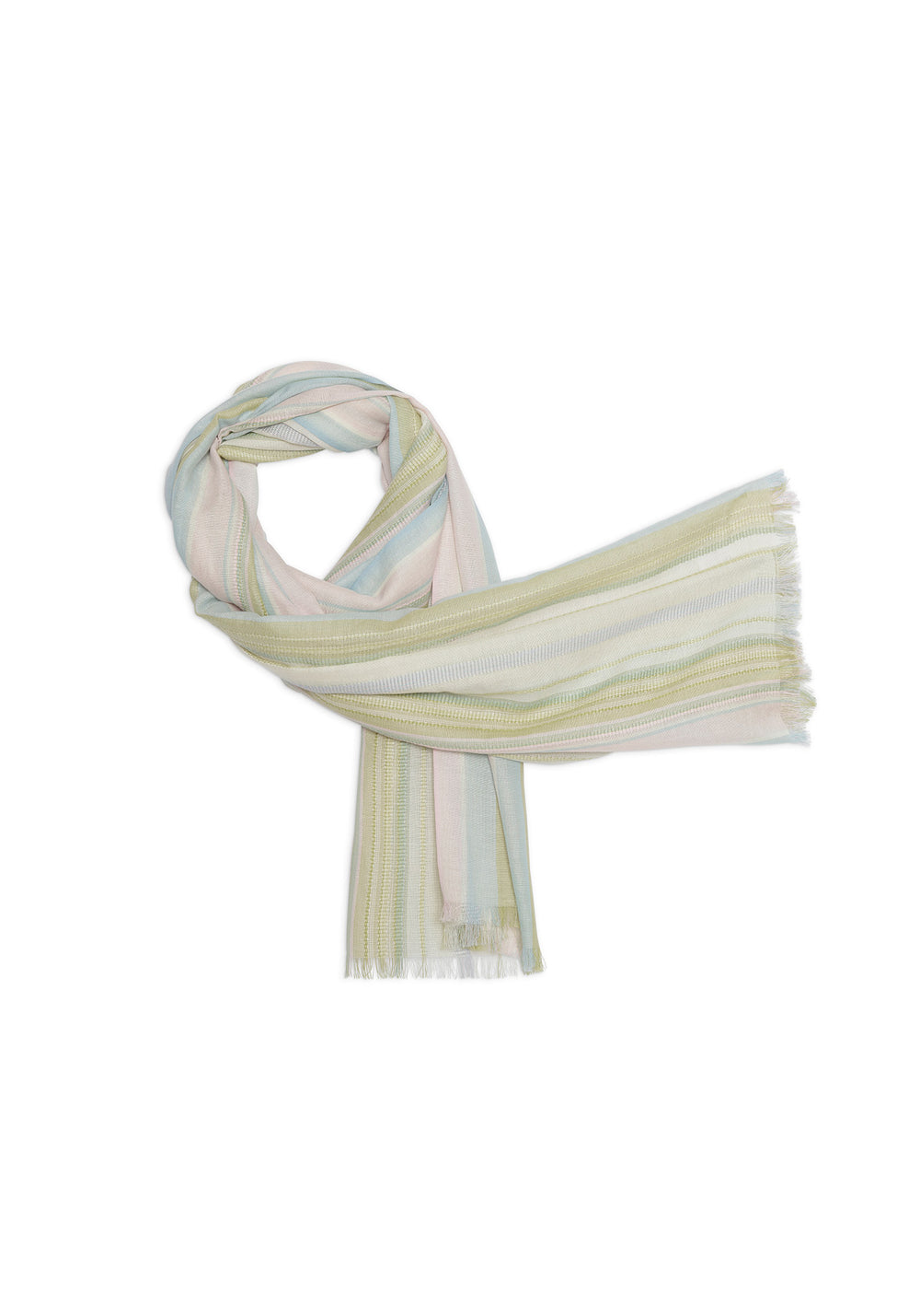 Foulard rayé multicolore (ACCALMIE)