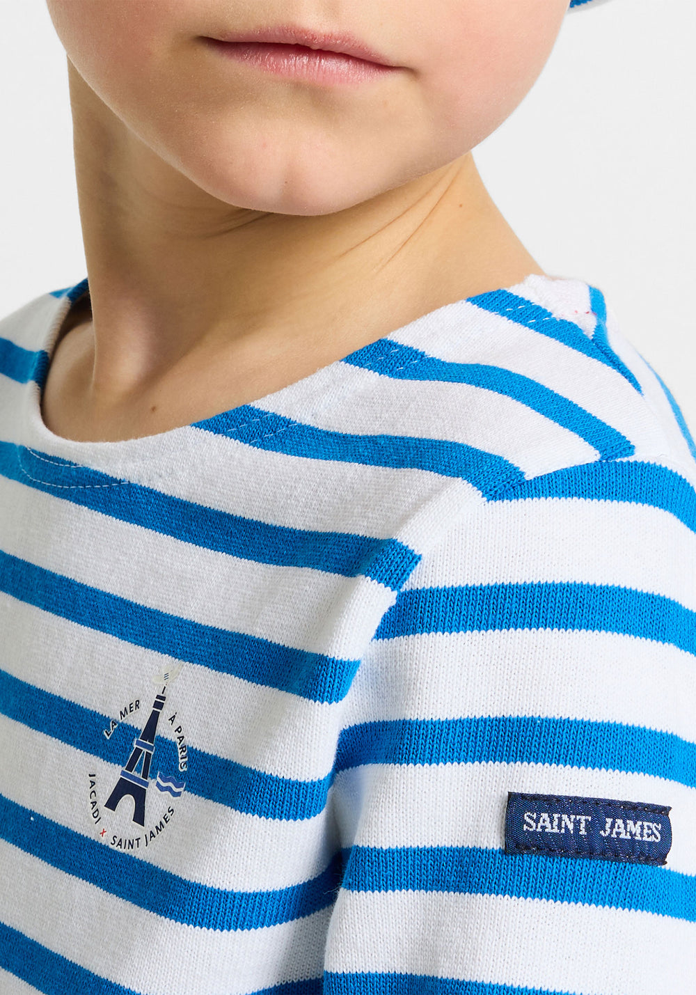 Marinière garçon x Jacadi (BLANC/BLEU RIVAGE)