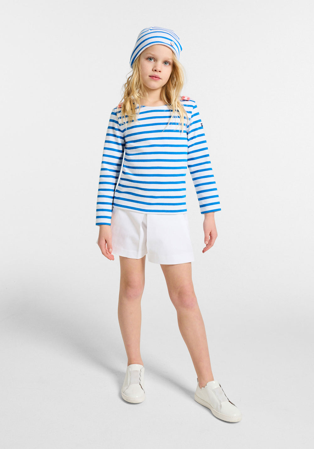 Marinière fille x Jacadi (BLANCE/BLEU RIVAGE)