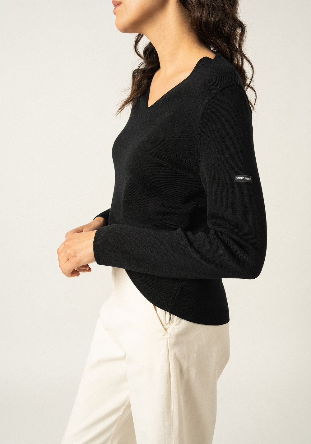 Pull Bréhat - en laine (NOIR)