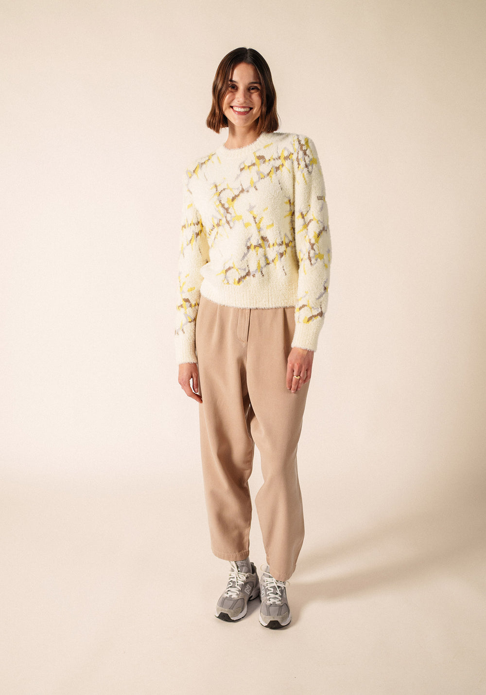 Pull Leeds (BLANC D'HIVER/BEIGE/AUBE)