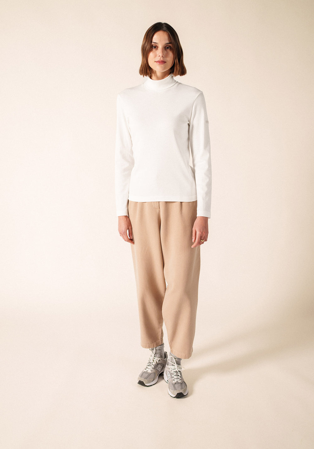 Pantalon Barrel (BEIGE FONCE)