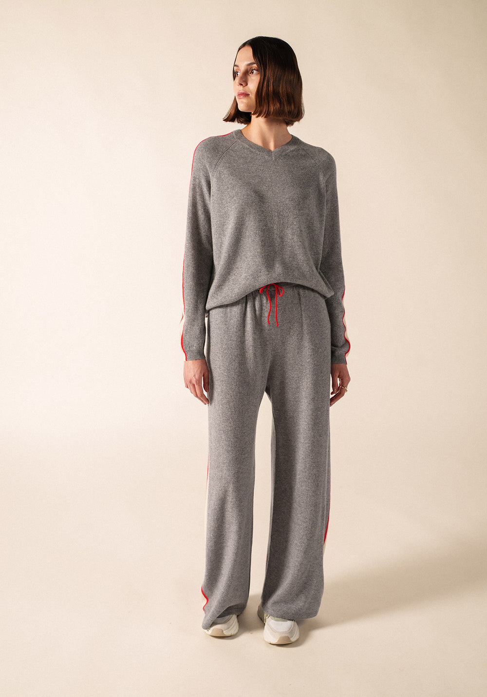 Pull Noosa x Collette Dinnigan (GRIS CHINE/ECUME/TULIPE)