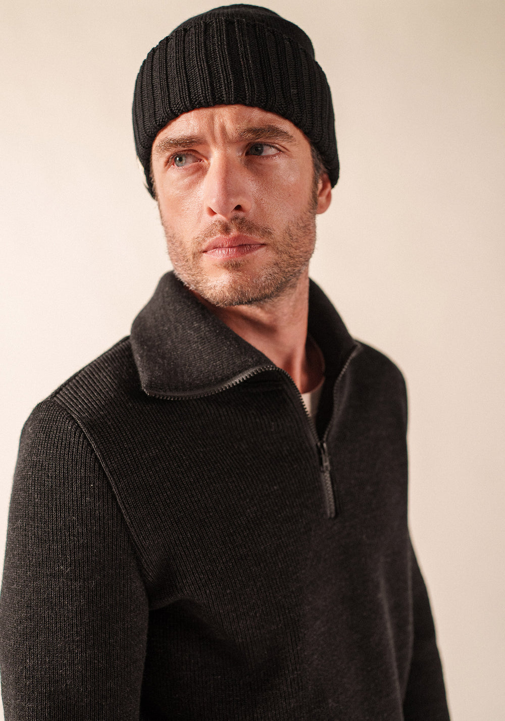 Bonnet Barbaresque - en laine (NOIR)