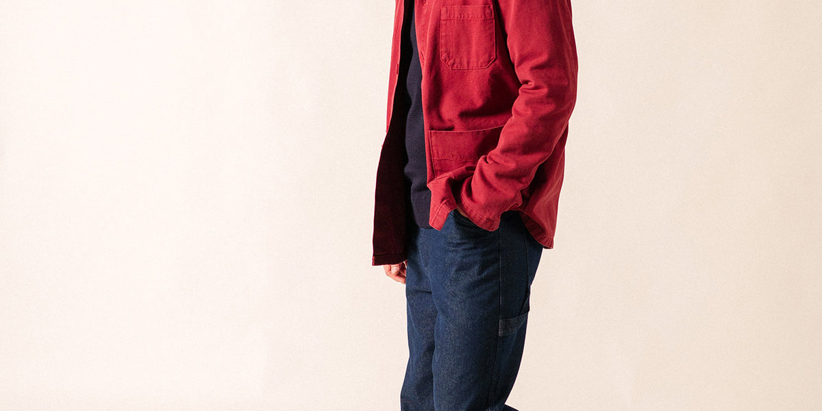 Veste workwear Sirocco boutonnée, en toile de coton canvas SAINT