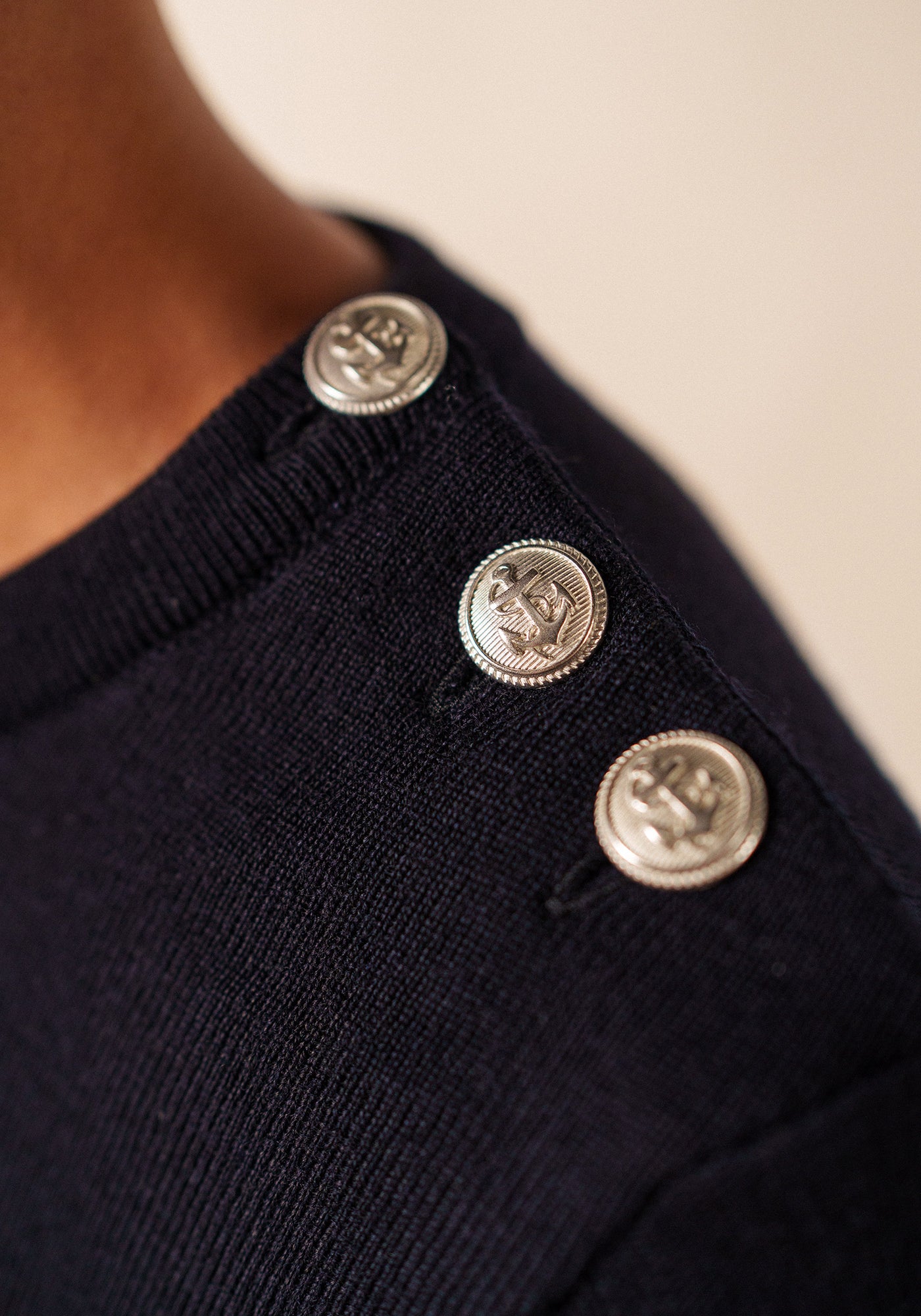 Pull marin Marée (NAVY/ECUME)