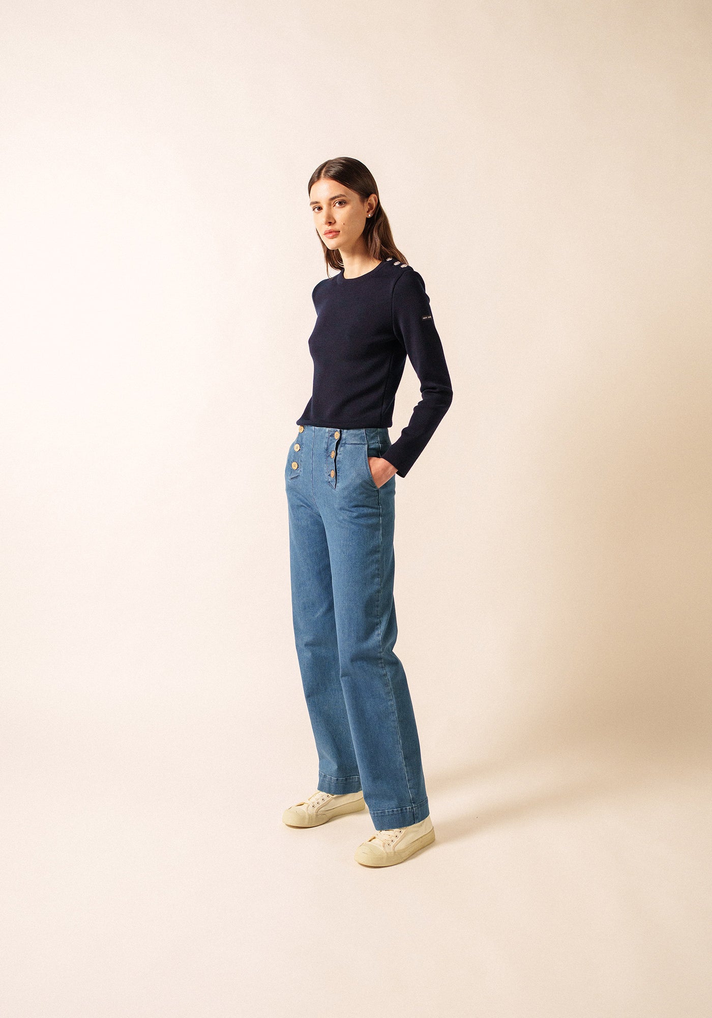 Pull marin Marée (NAVY)