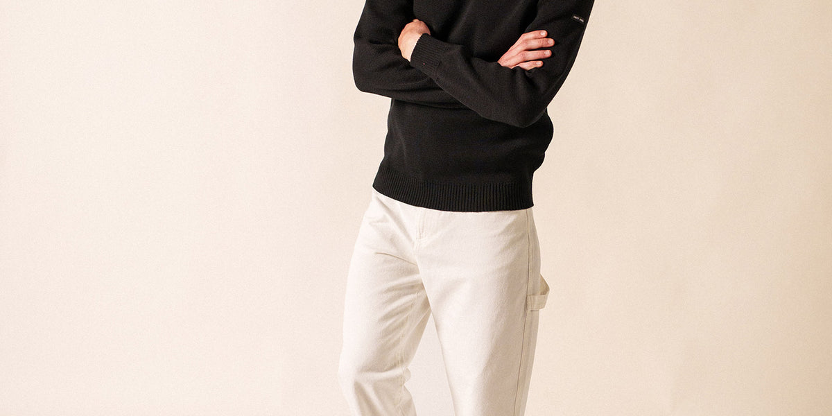 Pull Saint James 'Cancale' En Laine - Couleur Médoc - Taille L - Neuf Avec étiquettes - Pour Homme