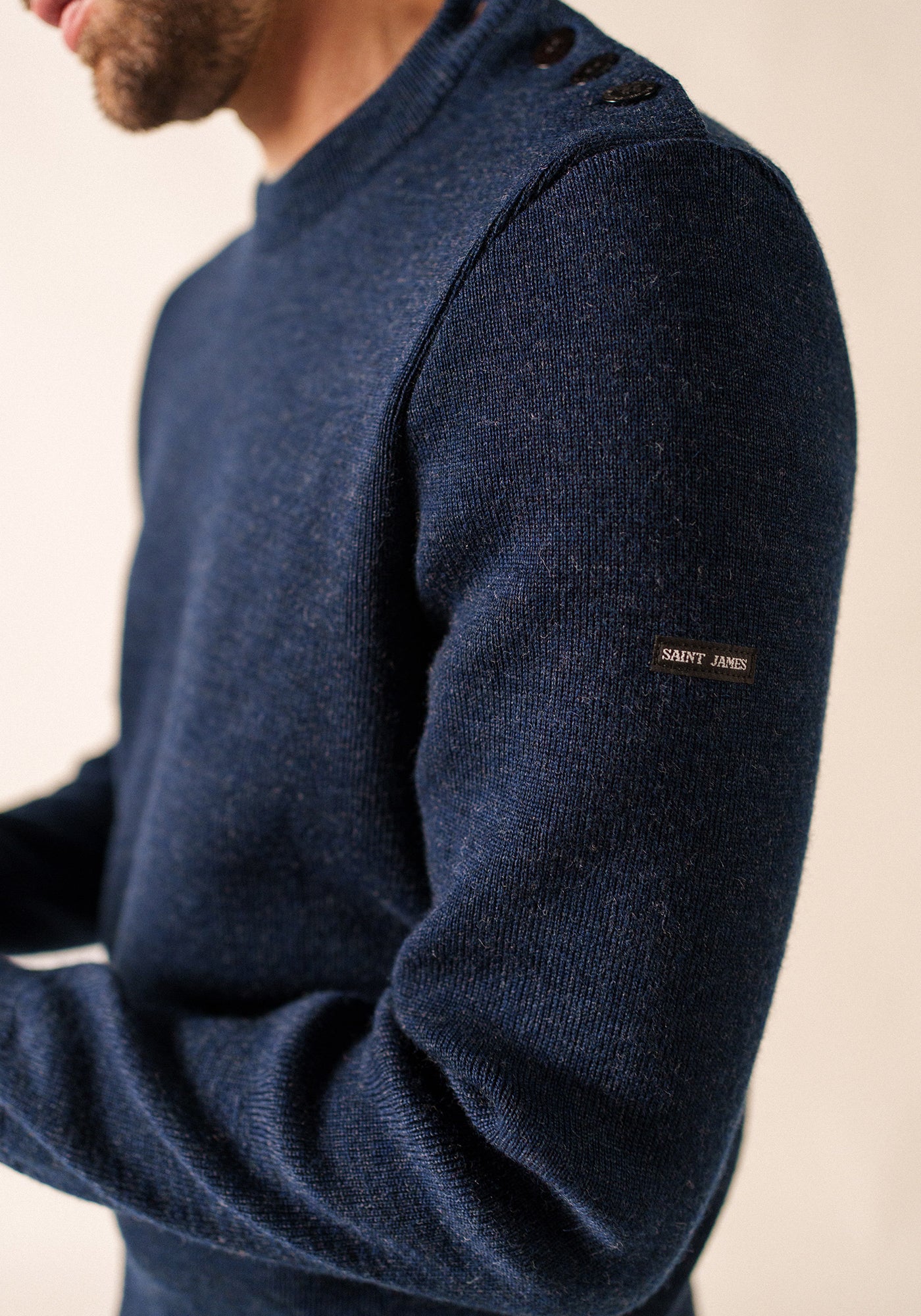 Pull marin Cancale (BLEU CHINE)