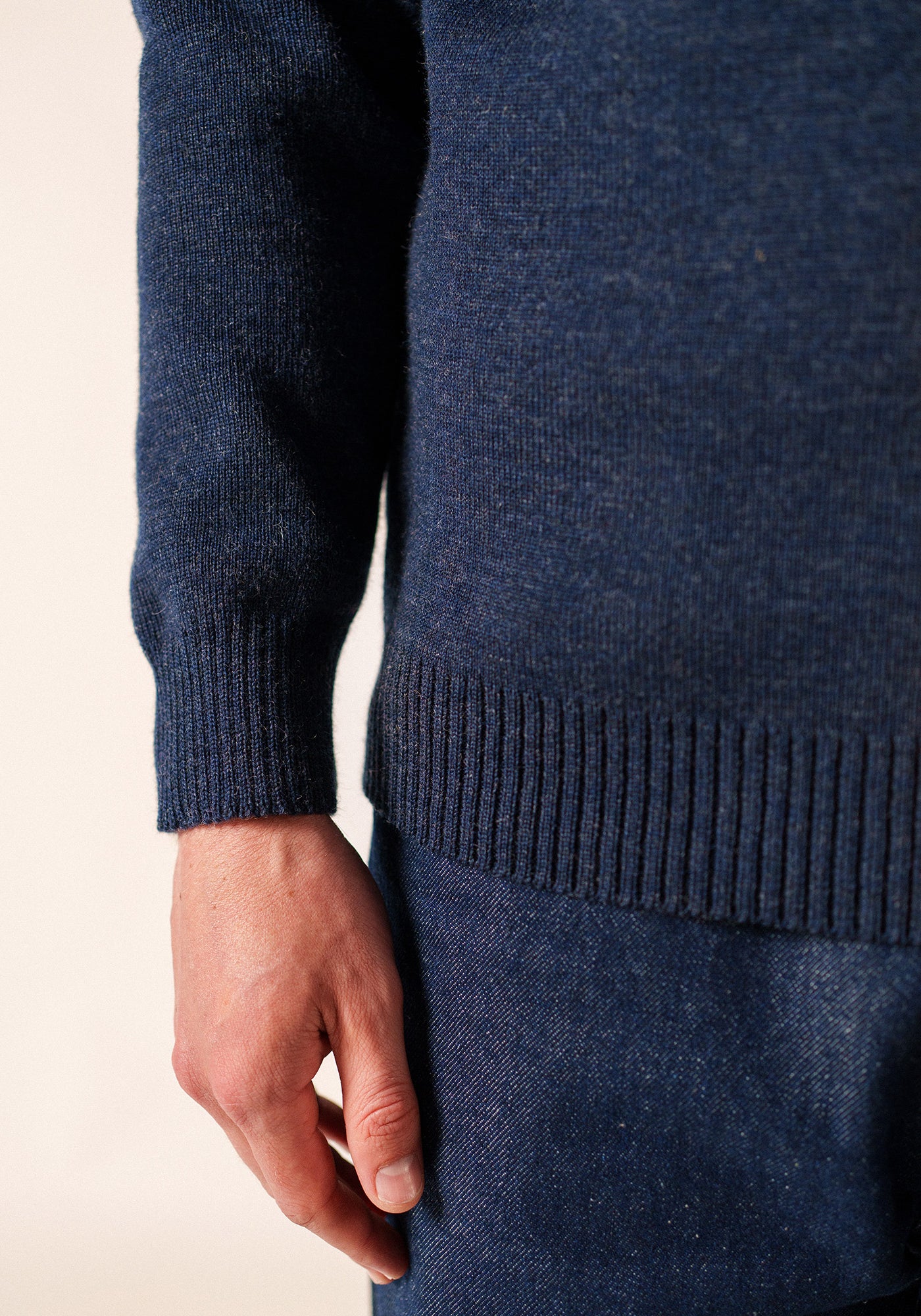 Pull marin Cancale (BLEU CHINE)