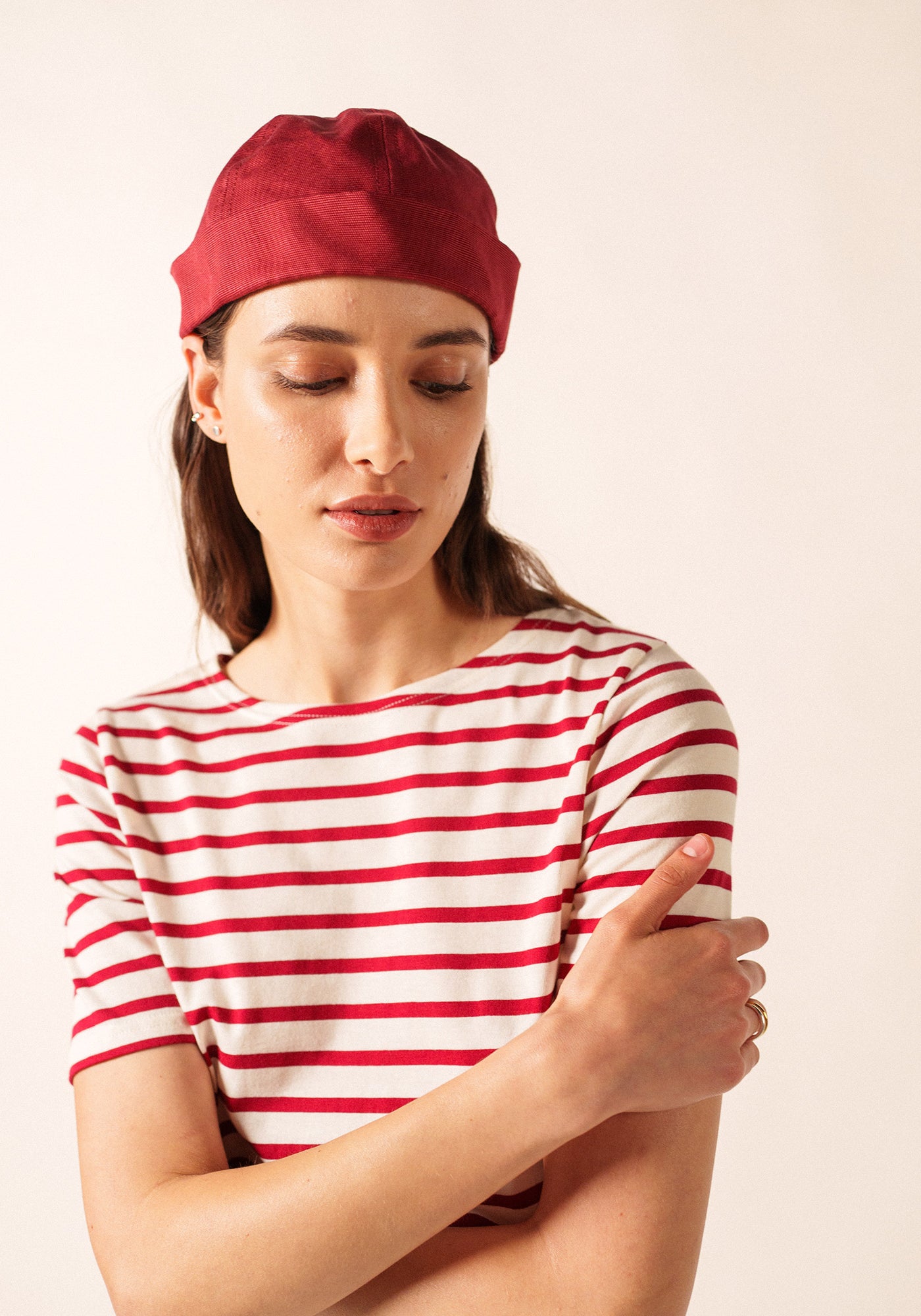 Bonnet marin Miki Canevas (BRIQUE)