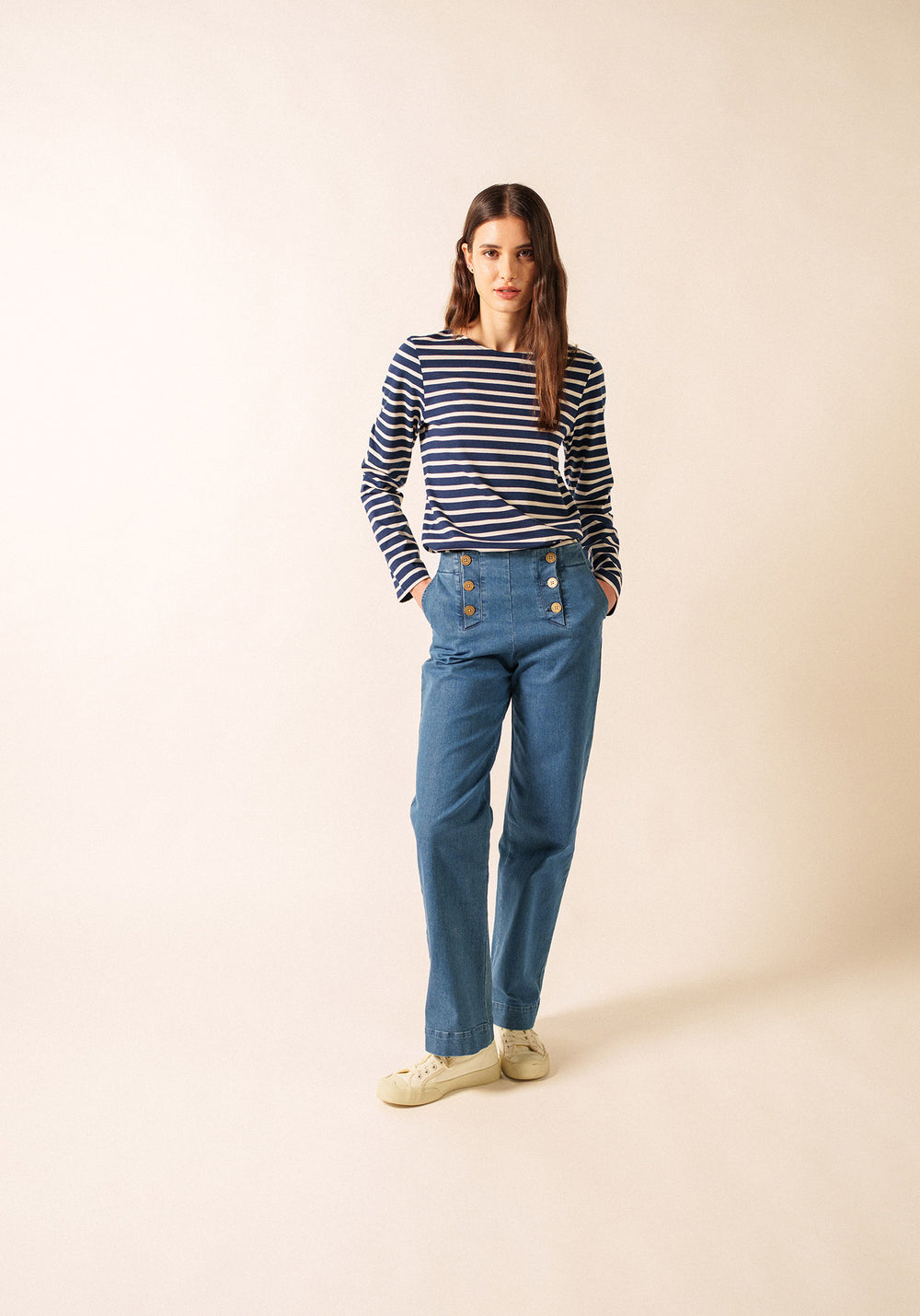 Marinière Minquiers (MARINE/ECRU)