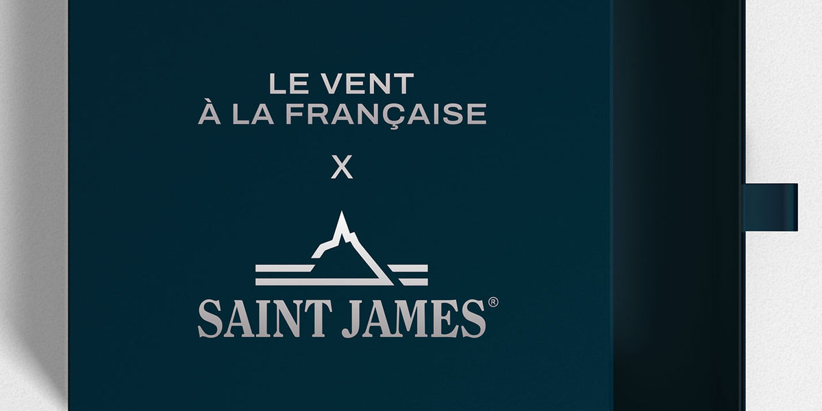 Bracelet lien Bouton SAINT JAMES x Le Vent à la française (OR/ROUGE)