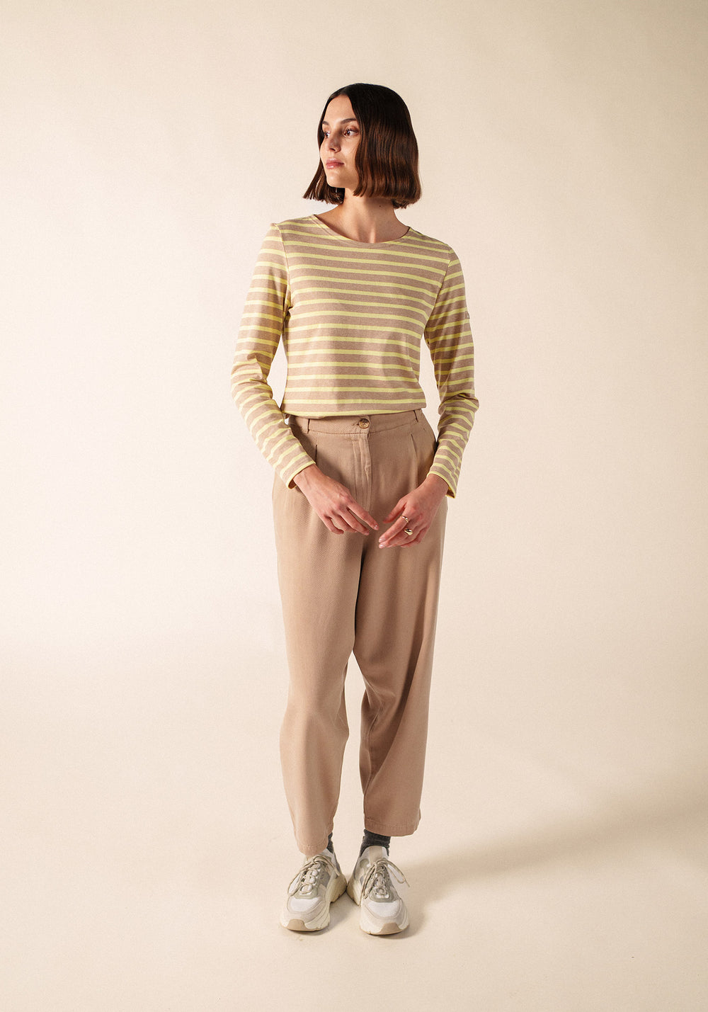 Marinière Minquidame (BEIGE CHINE/AUBE)