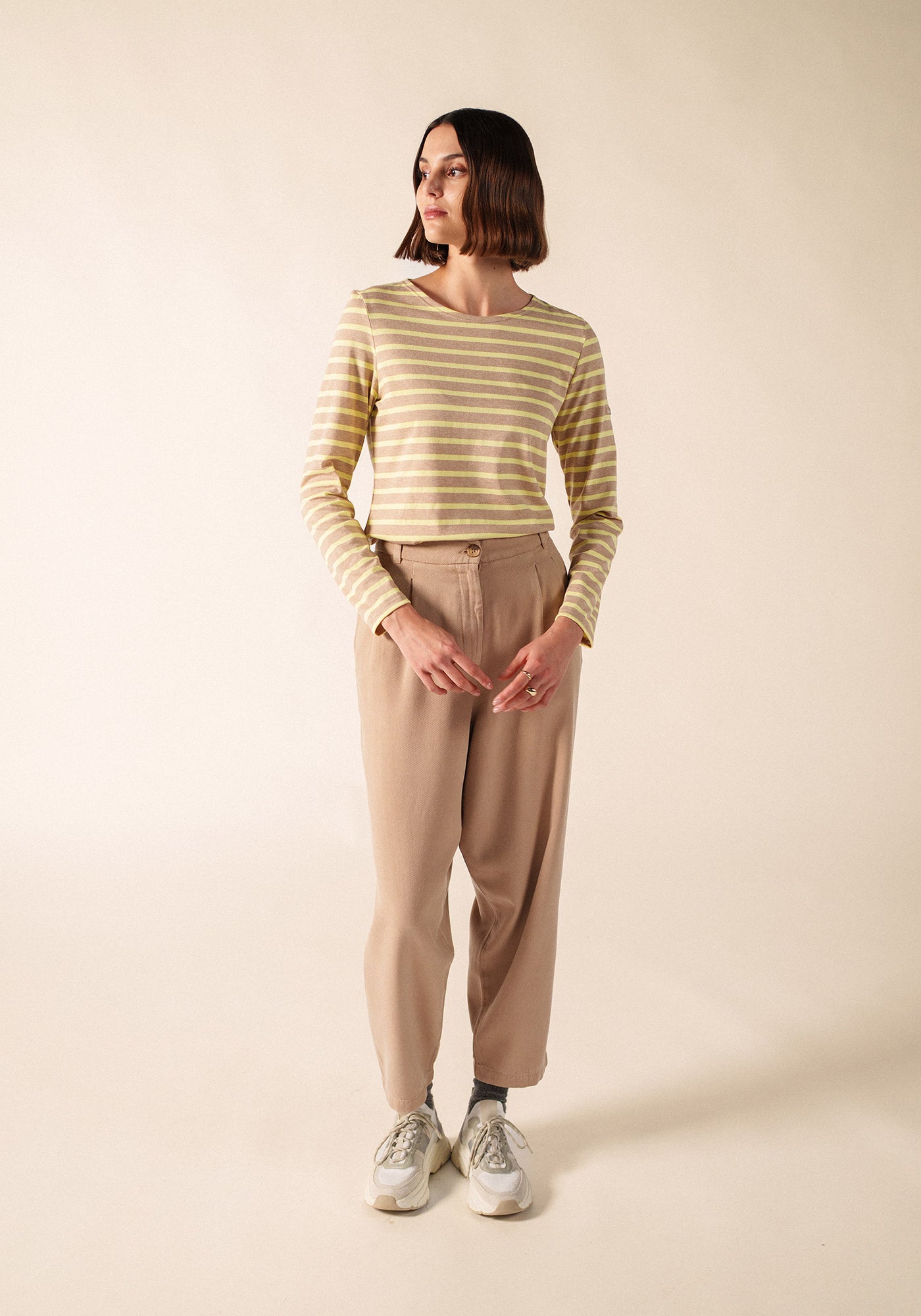 Marinière Minquidame (BEIGE CHINE/AUBE)