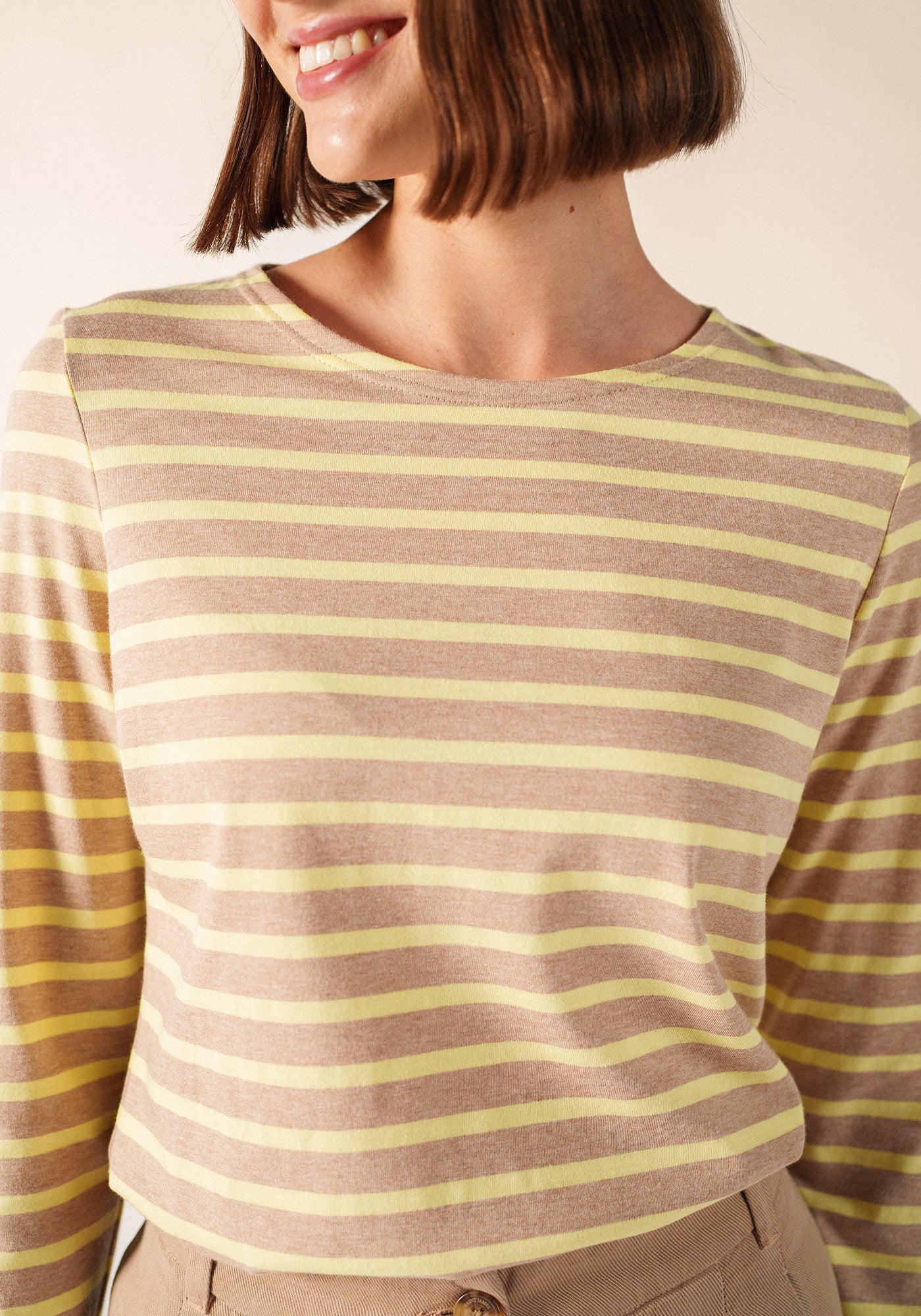 Marinière Minquidame (BEIGE CHINE/AUBE)