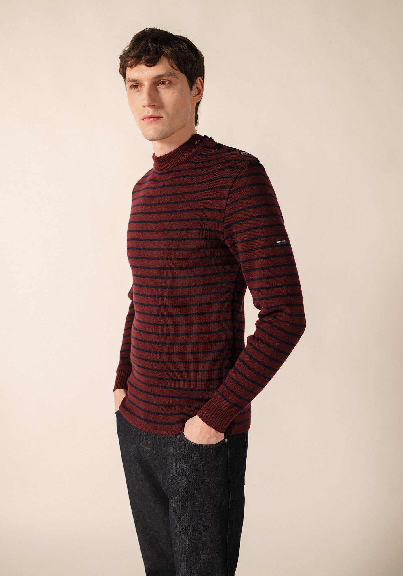 Pull marin Matelot (TWEED/MARINE)